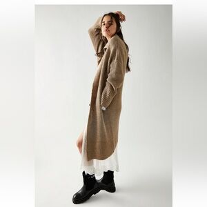 Gorgeous Free People Duster Cardigan NWOT